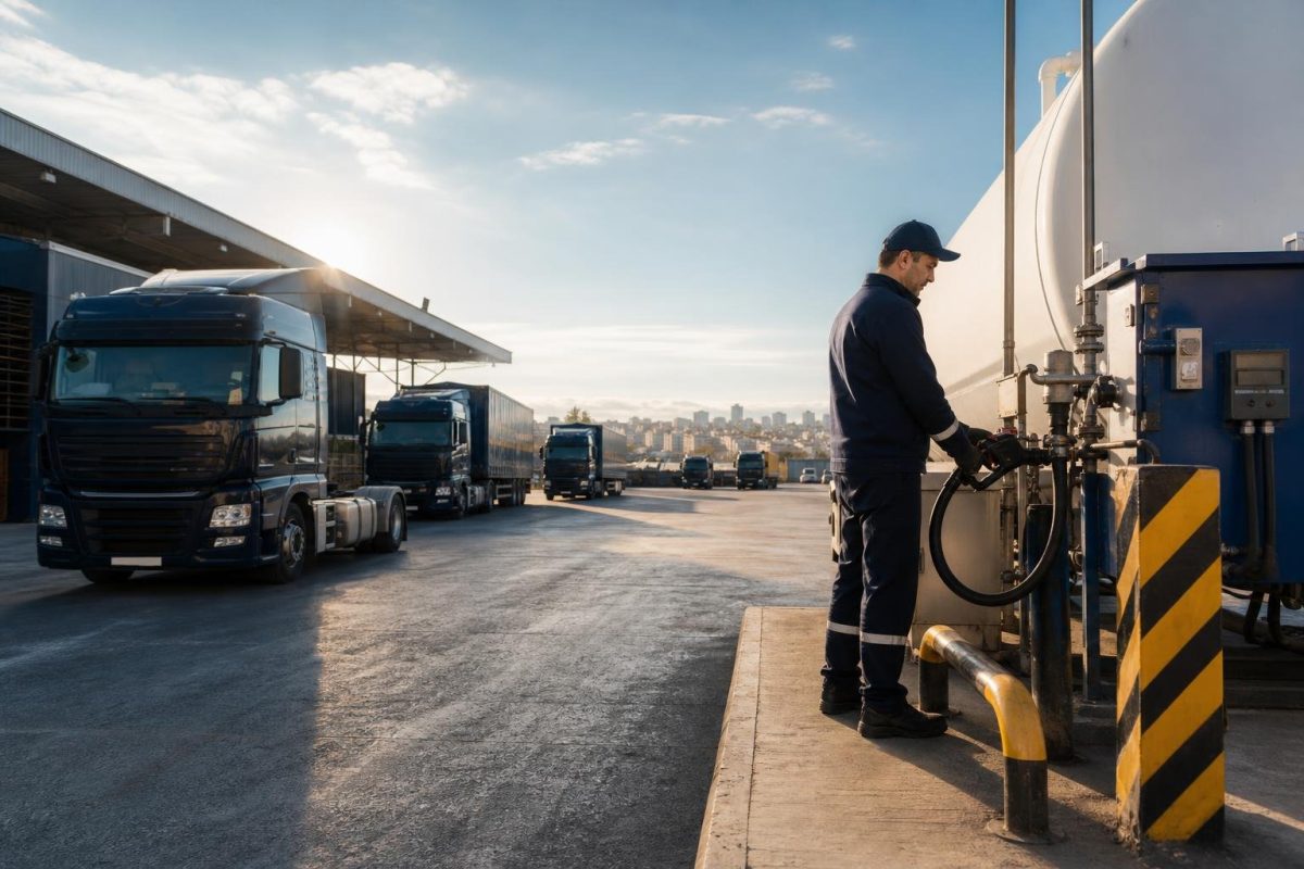 Ticari araç filosu için toplu motorin tedariği