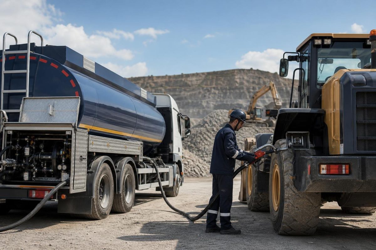 İş Makinelerine Motorin Servisi: Sahaya Zamanında ve Güvenilir Teslimat