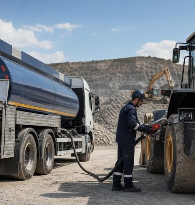 İş Makinelerine Motorin Servisi: Sahaya Zamanında ve Güvenilir Teslimat