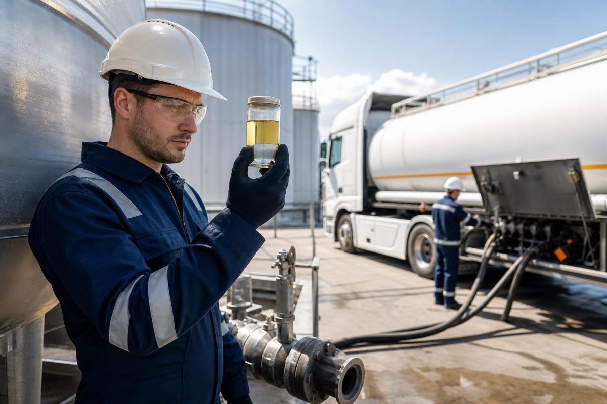 Endüstriyel motorin tankı kontrolü ve güvenli dolum