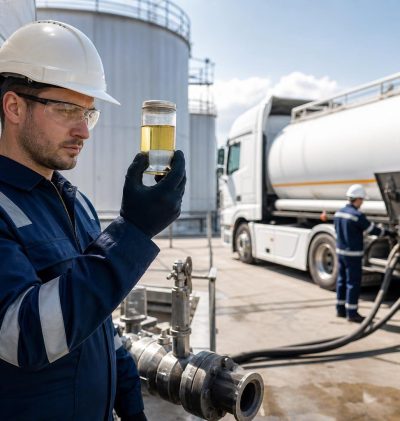 Endüstriyel motorin tankı kontrolü ve güvenli dolum